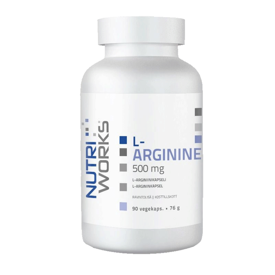 NutriWorks L-Arginine 500mg - 90 kapslí