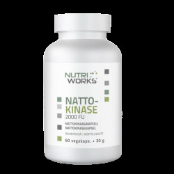 NutriWorks Nattokinase 2000 FU - 60 kapslí