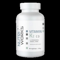 NutriWorks Vitamin K2 C D - 90 kapslí