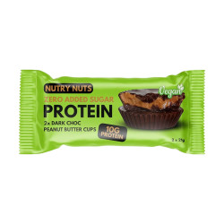 NUTRY NUTS Proteinové košíčky hořká čokoláda arašídové máslo 2 x 21 g