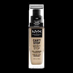 NYX PROFESSIONAL MAKEUP Can't Stop Won't Stop 24 hour Foundation Vysoce krycí make-up - 6.5 Nude 30 ml