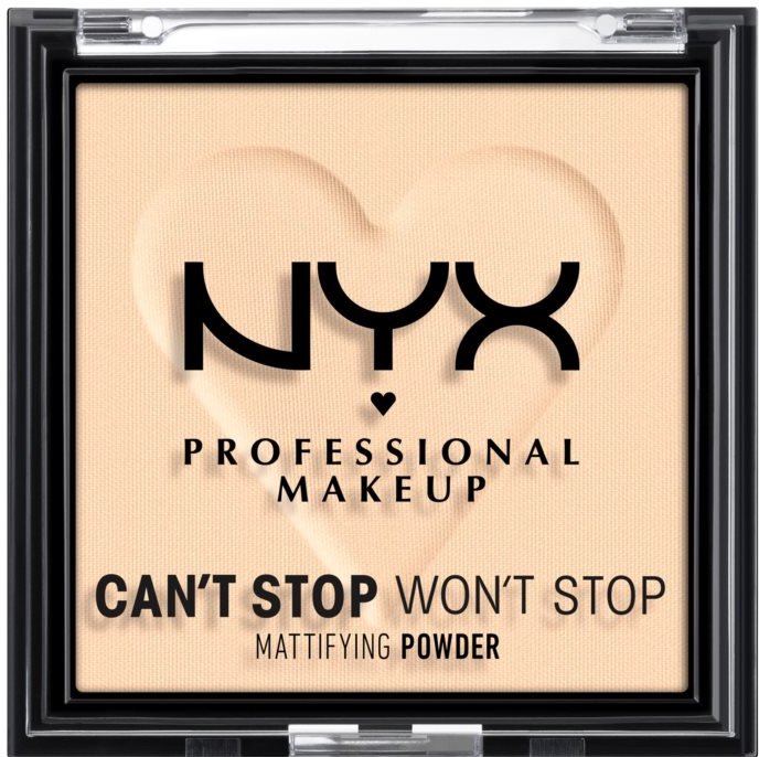 NYX PROFESSIONAL MAKEUP Can't Stop Won't Stop Mattifying Powder Kompaktní pudr - 01 Fair 6 g
