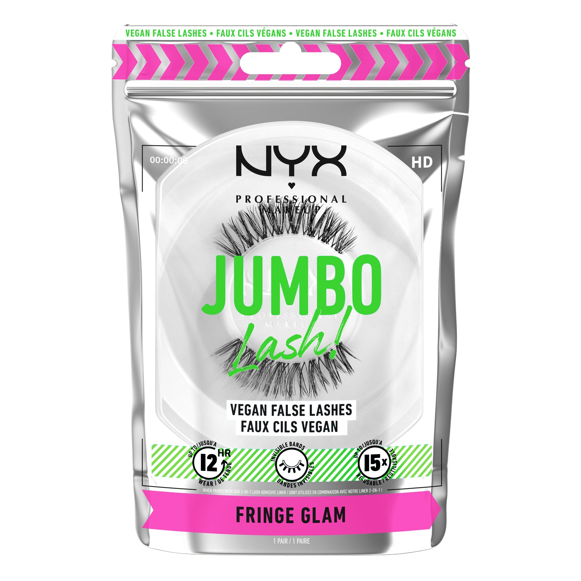 NYX PROFESSIONAL MAKEUP Jumbo Lash! Vegan False Lashes 04 Frigle Glam