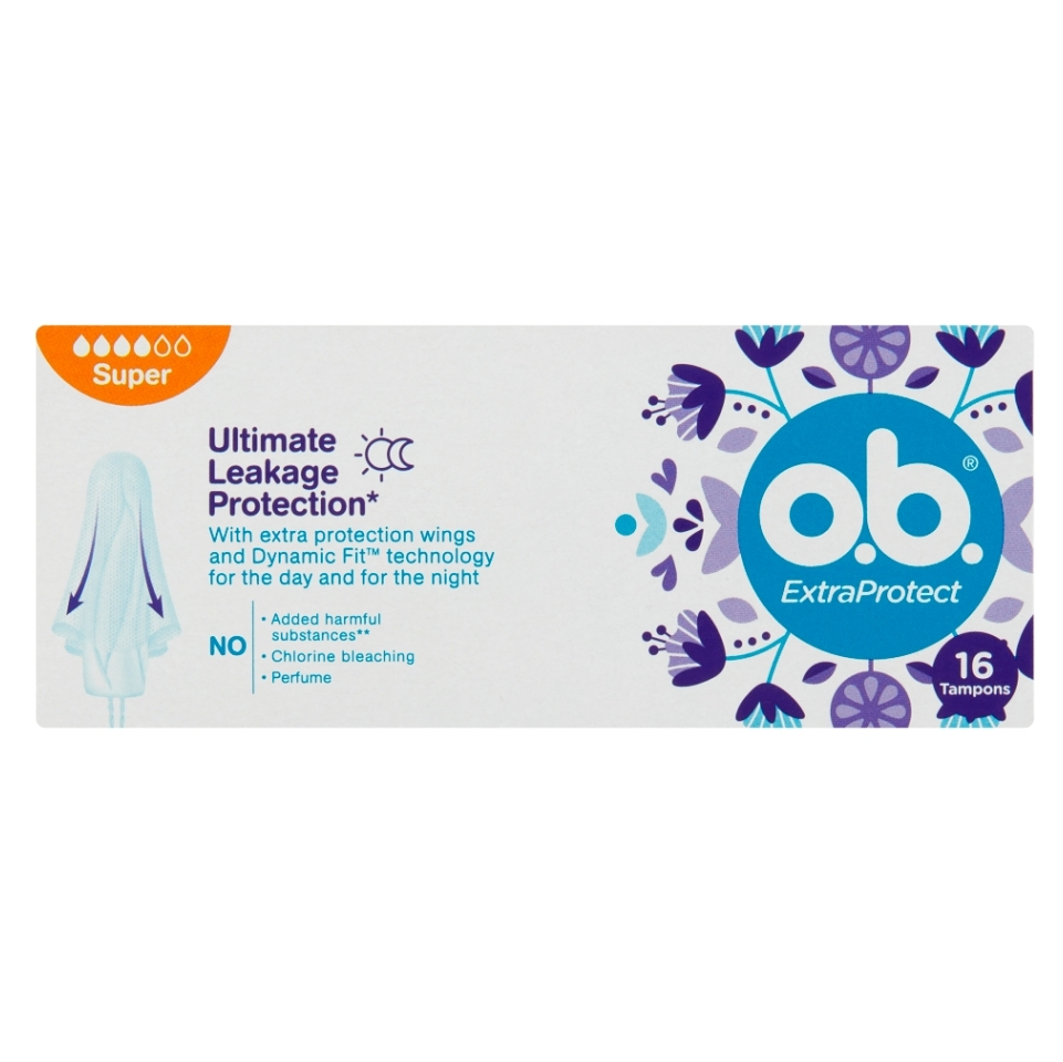 O.B. ExtraProtect Super tampony 16 kusů