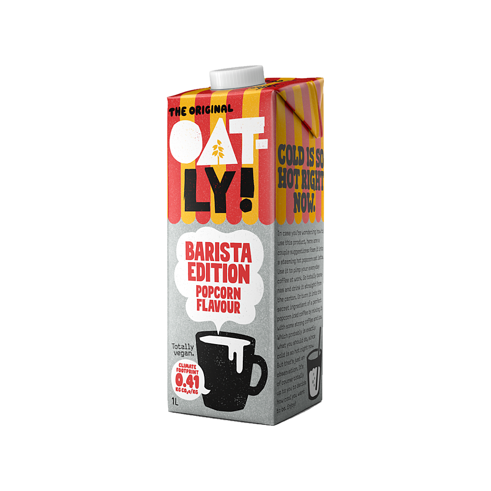 OATLY Ovesný nápoj barista popcorn 1 litr