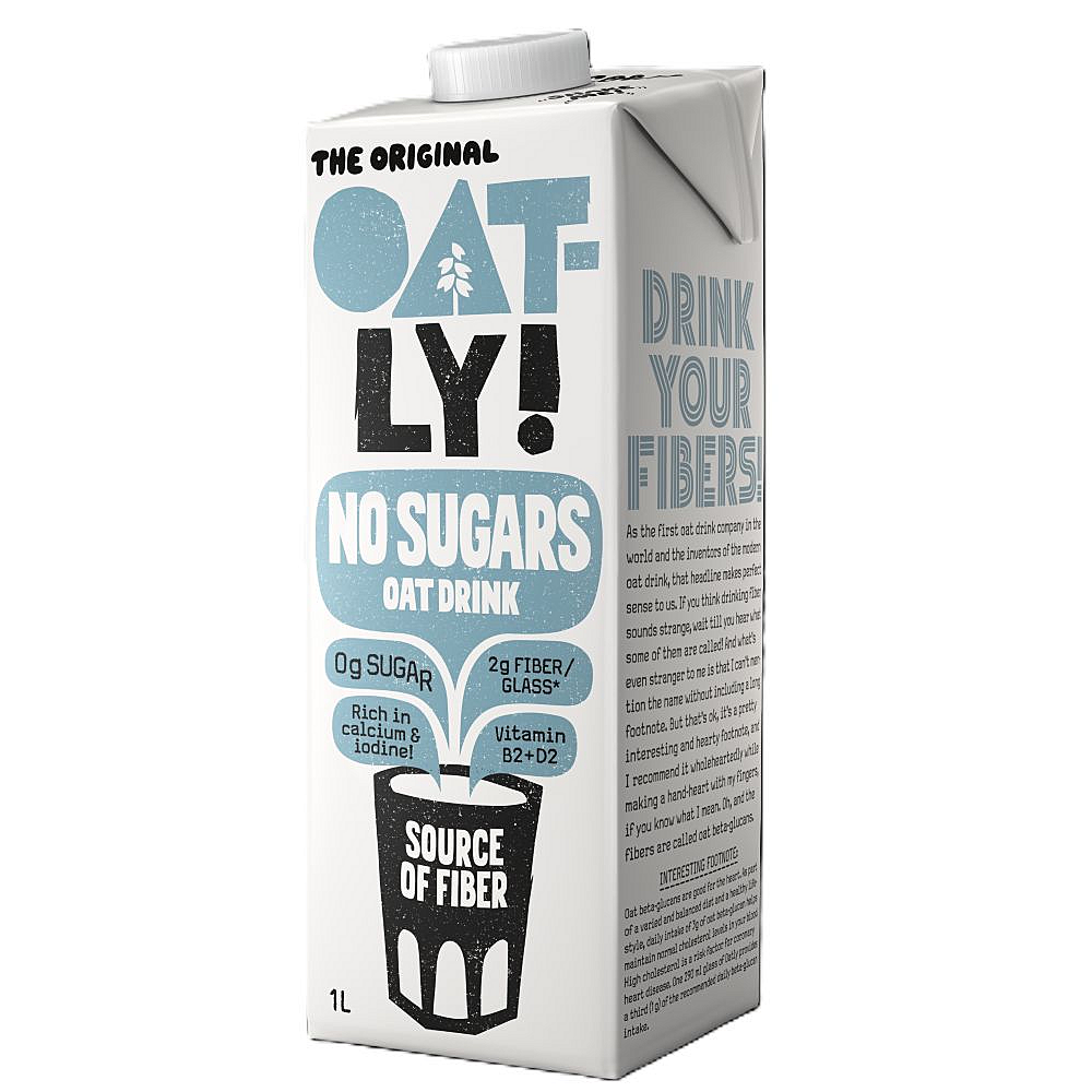 OATLY Ovesný nápoj bez cukru 1 litr