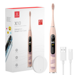 OCLEAN X10 sonický kartáček Pink, růžový