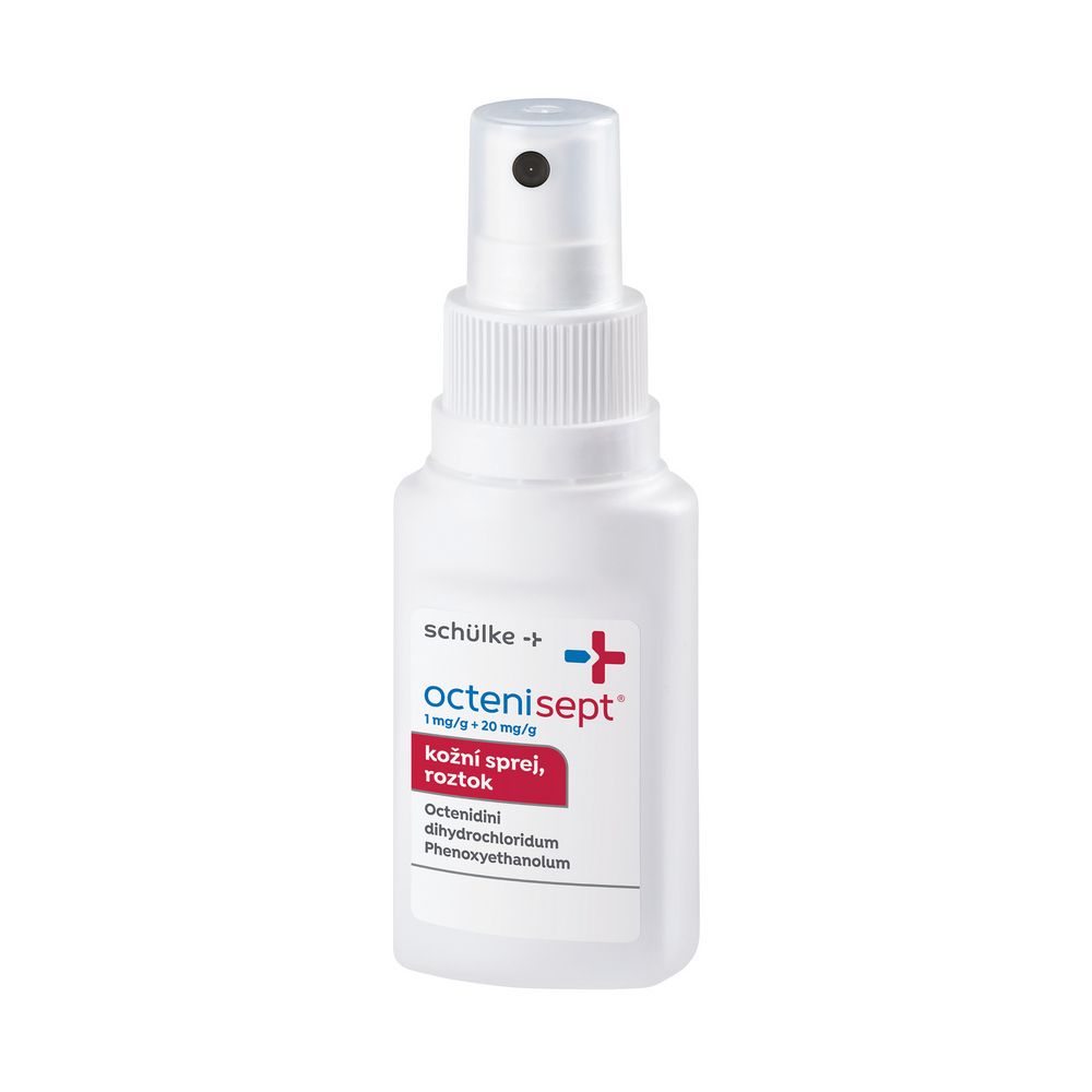 Octenisept 1 mg/g + 20 mg/g kožní sprej, roztok 50 ml