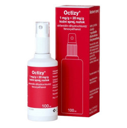 OCTIZY 1mg/g+20mg/g kožní sprej, roztok 100 ml