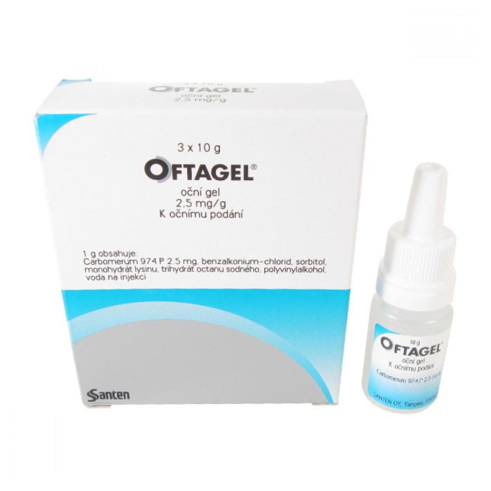 OFTAGEL 25 mg 3x 10 g