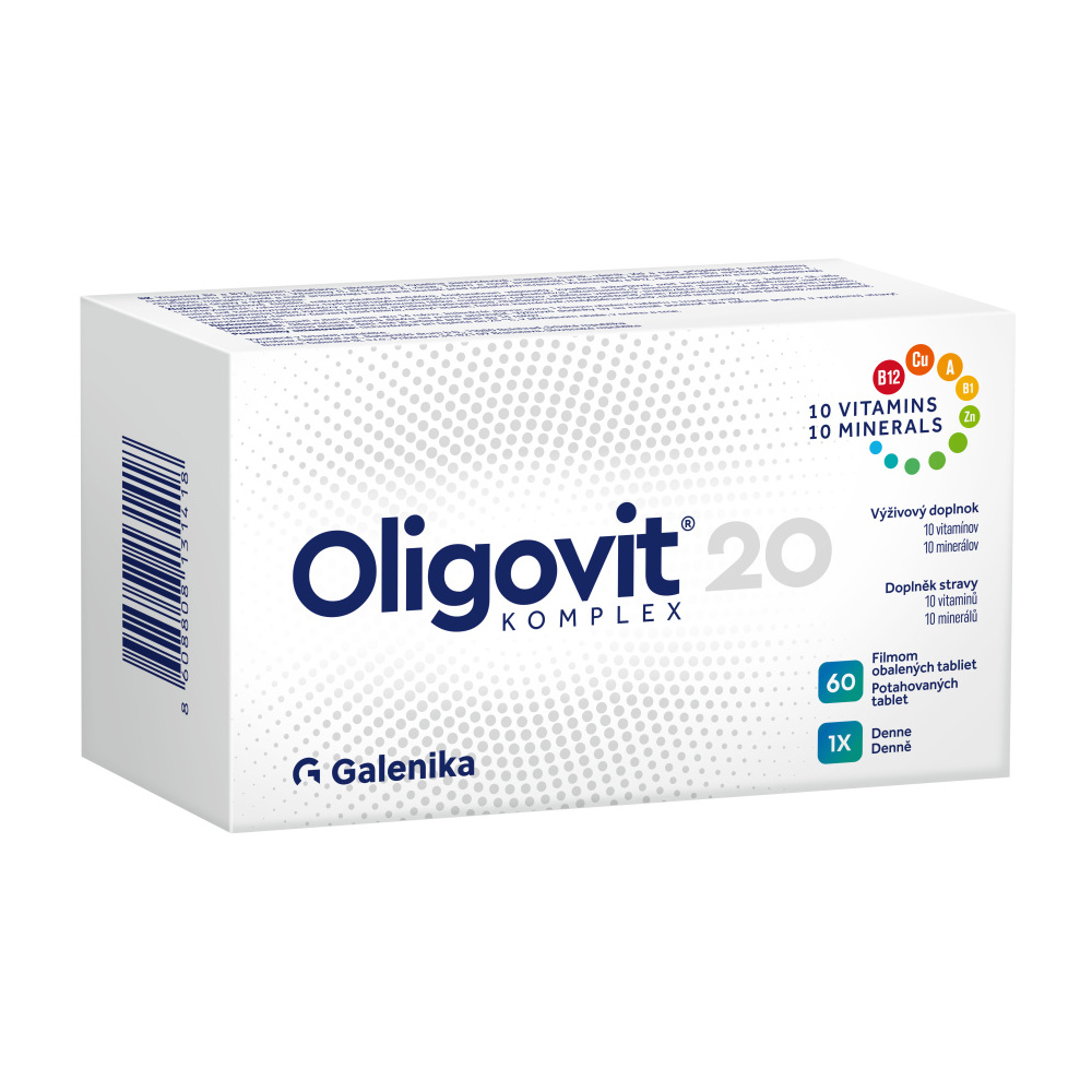 Oligovit 20 KOMPLEX 60 potahovaných tablet
