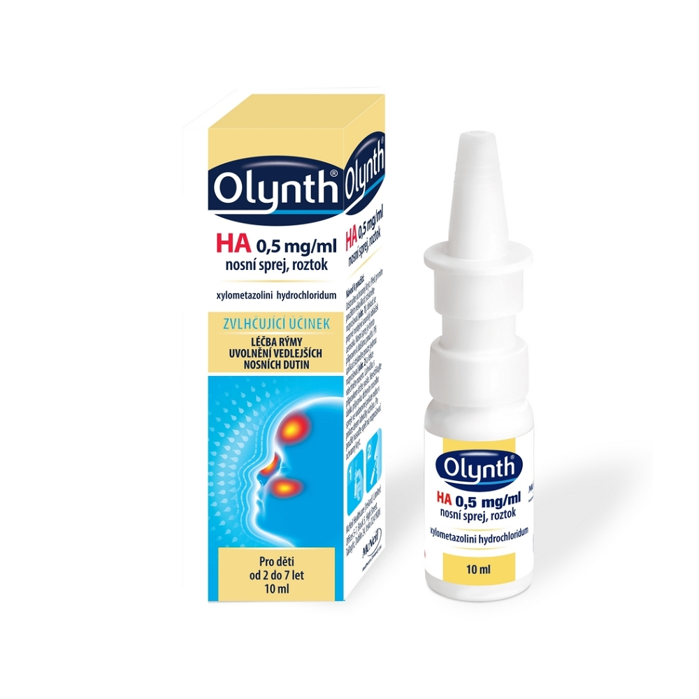 OLYNTH® HA 0,5 mg/ml nosní sprej, roztok pro děti od 2 let 10 ml