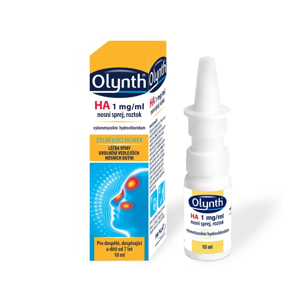 OLYNTH® HA 1 mg/ml nosní sprej, roztok pro dospělé a děti od 7 let 10 ml