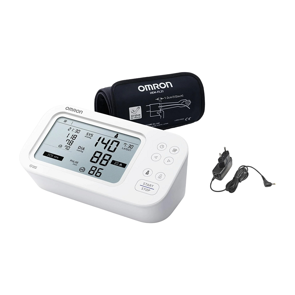 OMRON M6 Comfort AFib 2024 tonometr + adaptér