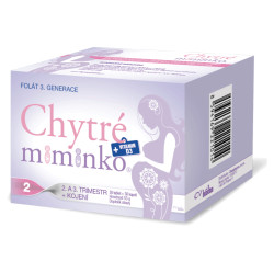 ONAPHARM Chytré miminko 2 methylfolát + vitamin D3 a DHA 30 tablet + 30 kapslí
