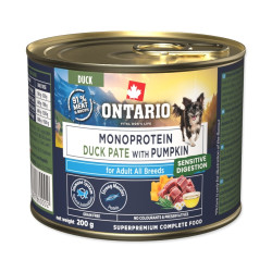 Ontario Adult monoprotein kachní pate s dýní konzerva 200 g