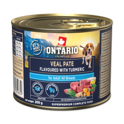 Ontario Adult telecí pate s příchutí kurkumy konzerva 200 g