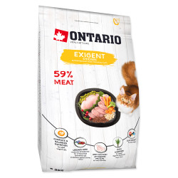 ONTARIO Cat Exigent granule pro kočky, Hmotnost balení (g): 6,5 kg
