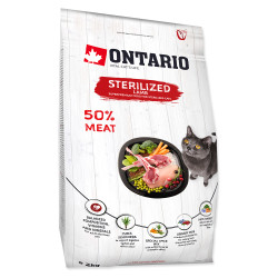 ONTARIO Cat Sterilised Lamb granule pro kočky, Hmotnost balení (g): 2 kg
