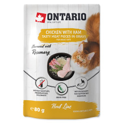 ONTARIO Kapsička kuřecí se šunkou v omáčce 80 g