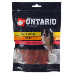 ONTARIO Měkké kachní kousky pro psy 70 g