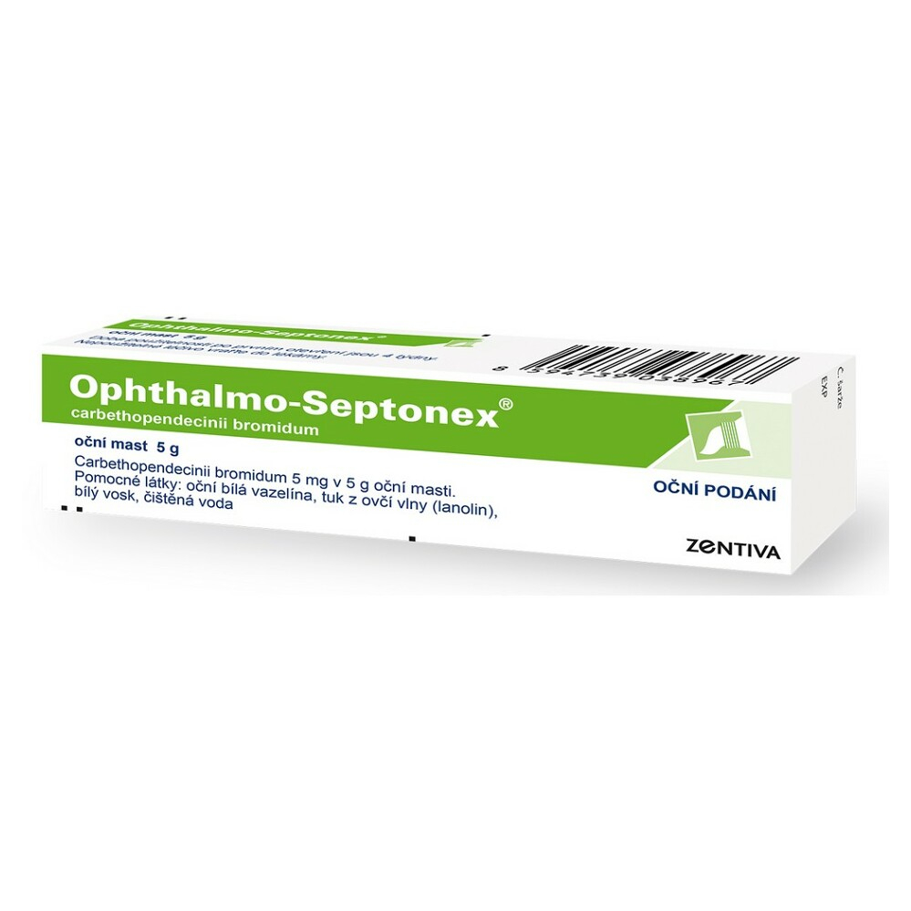 OPHTHALMO-SEPTONEX Oční mast 5 mg 5 g