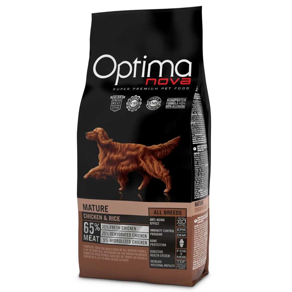 OPTIMAnova Dog Mature Chicken & Rice 12 kg