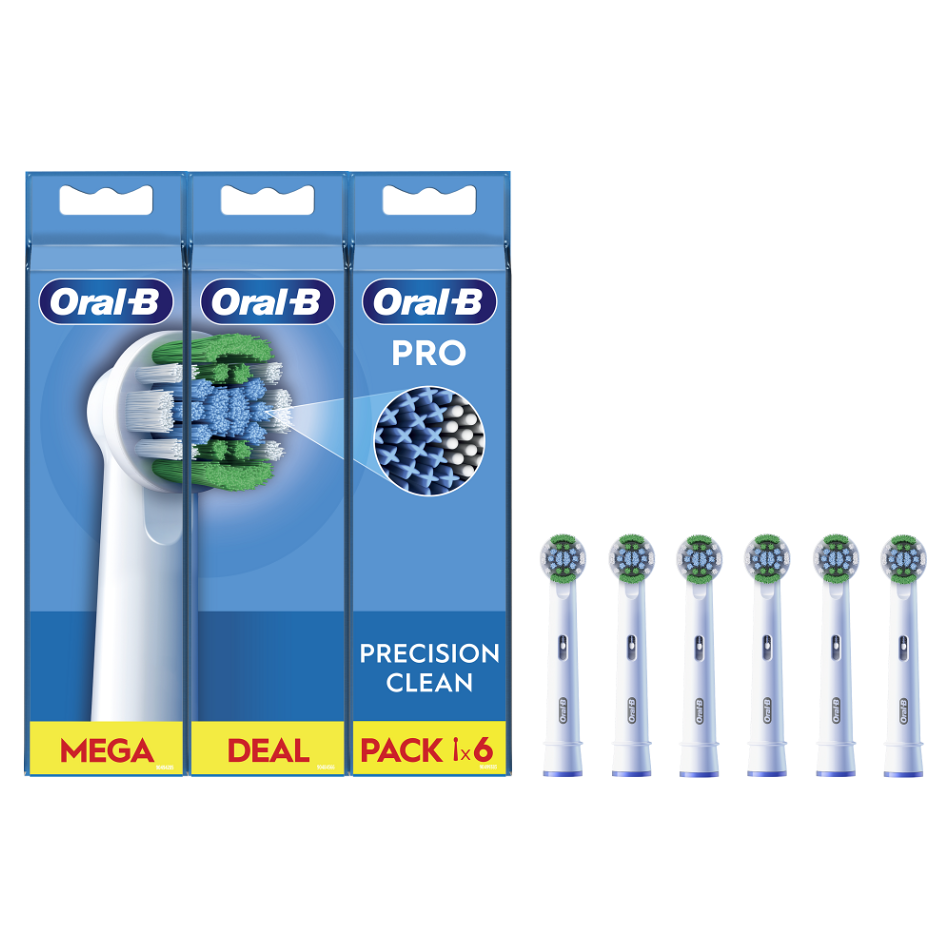 Oral-B EB 20-6 PRO Precision Clean Kartáčkové hlavy 6 kusů