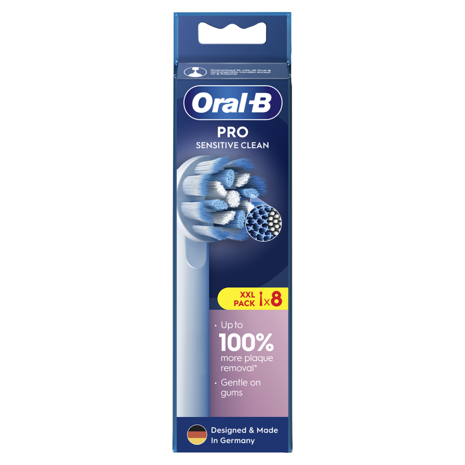 ORAL-B EB 60-8 PRO Sensitive Clean Kartáčkové hlavice 8 kusů