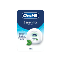 Oral-B Essential voskovaná zubní nit 50 ml mátová