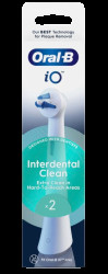 ORAL-B iO Interdental Clean, kartáčkové hlavy pro rovnátka a implantáty, bílé 2 ks