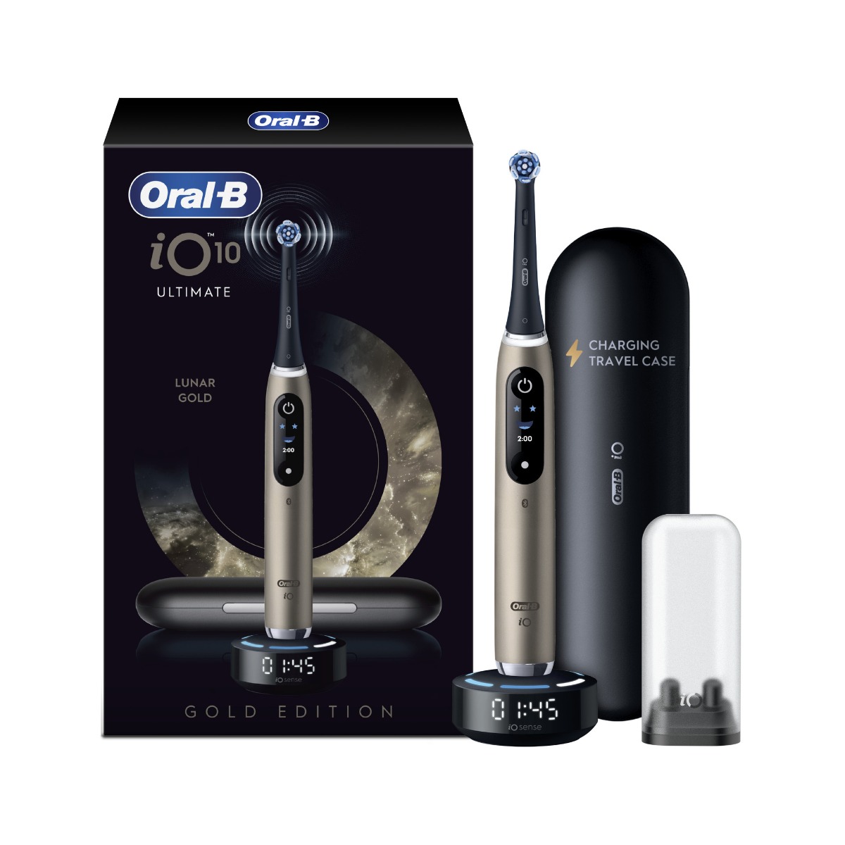 Oral-B iO Series 10 Lunar Gold elektrický zubní kartáček