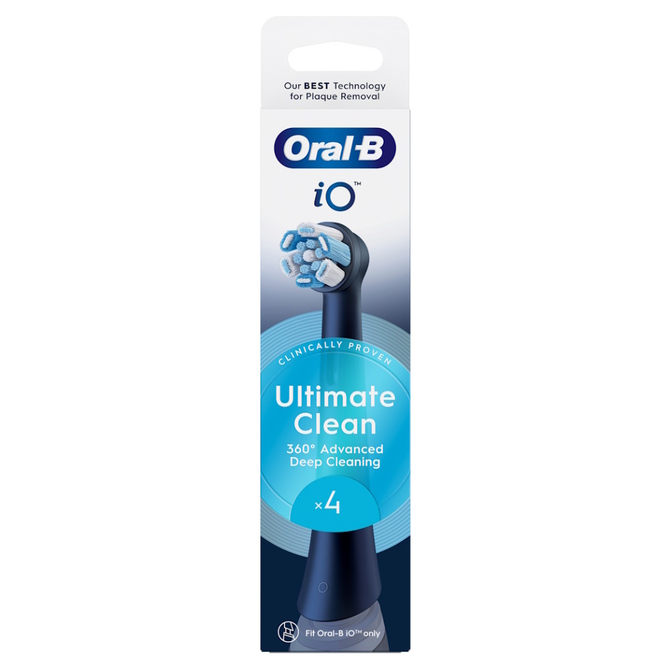 ORAL-B IO Ultimate clean black náhradní hlavice 4 kusy