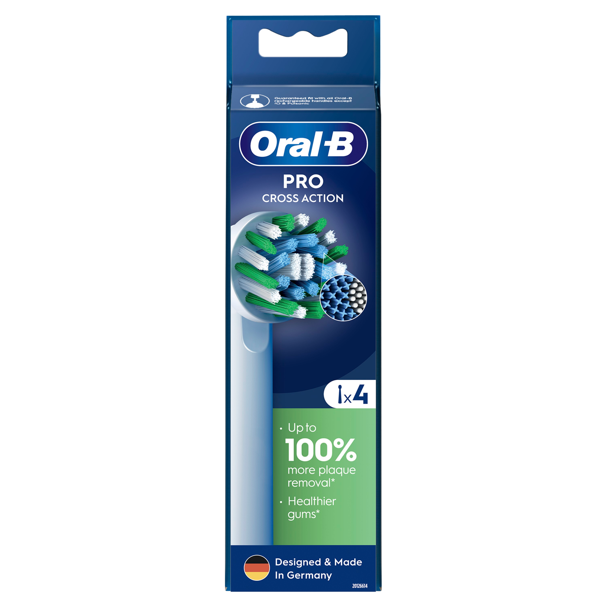 ORAL-B Pro Cross Action Kartáčkové hlavy 4 ks