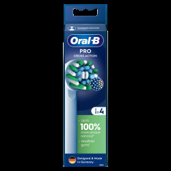 ORAL-B Pro Cross Action Kartáčkové hlavy 4 ks