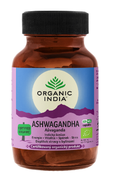 ORGANIC INDIA Ašvaganda 60 kapslí
