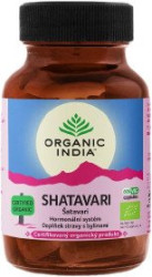 ORGANIC INDIA Šatavari bio 60 kapslí