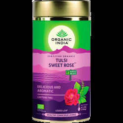 ORGANIC INDIA Sladká růže BIO, plech 50 x 2 g
