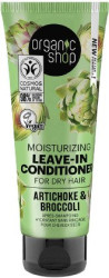 ORGANIC SHOP Hydratační bezoplachový kondicionér pro suché vlasy Artyčok a brokolice 75 ml