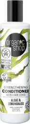 ORGANIC SHOP Posilující kondicionér proti vypadávání vlasů Řasy a citronová tráva 280 ml