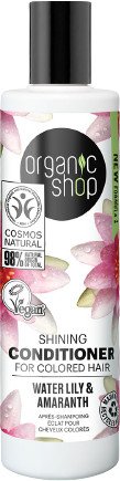 ORGANIC SHOP Rozjasňující kondicionér pro barvené vlasy Leknín a amarant 280 ml