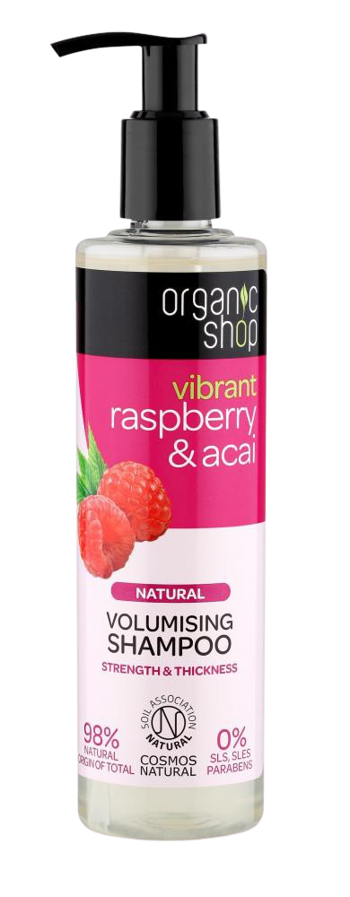 ORGANIC SHOP Šampon pro objem Malina & Acai 280 ml