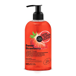Organic Shop Skin Super Good Tekuté mýdlo Sladká jahoda 500 ml
