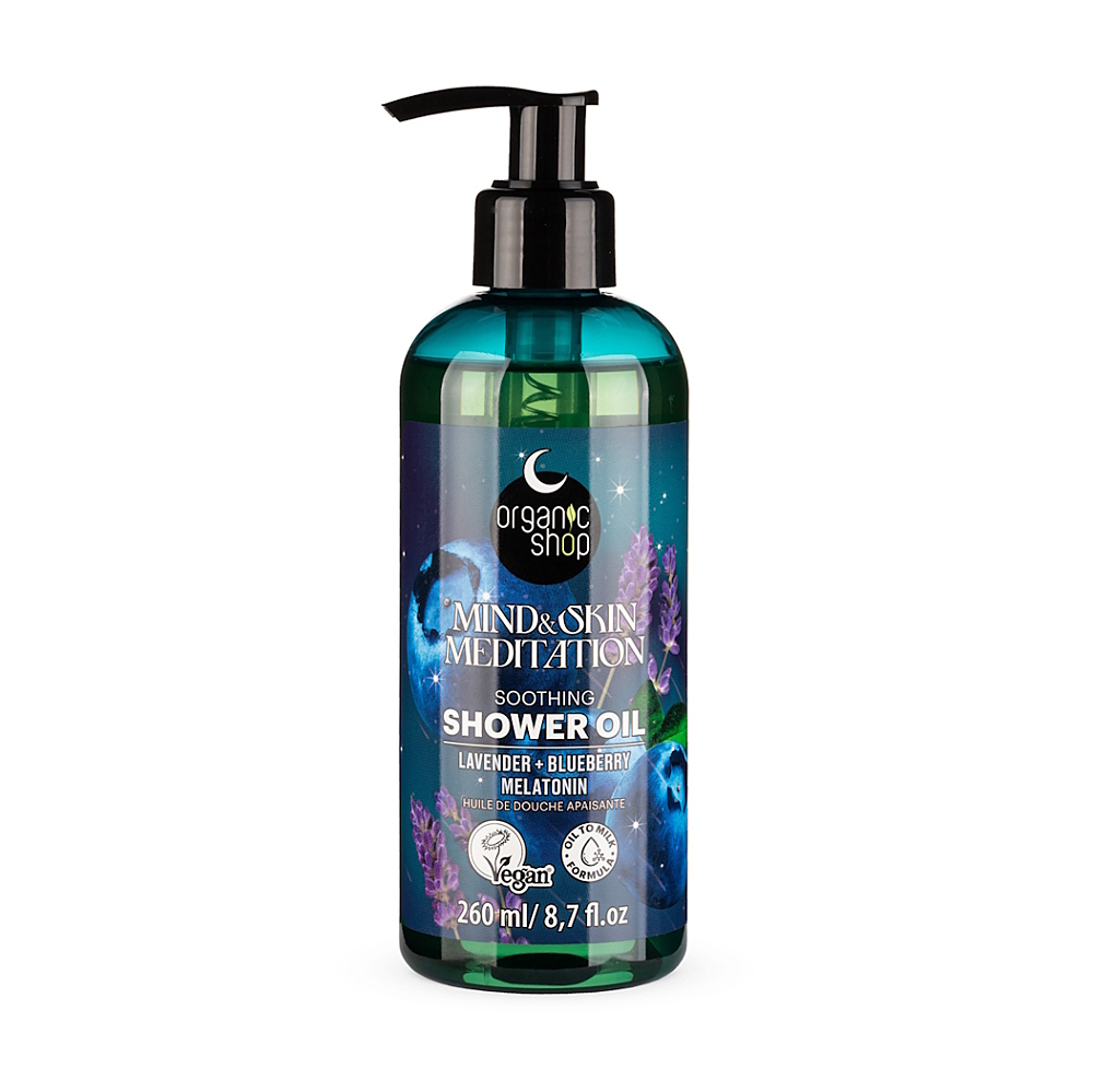 ORGANIC SHOP Sleeping zklidňující sprchový olej mind&skin meditation 260 ml