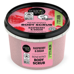 ORGANIC SHOP Tělový peeling Malinový krém 250 ml