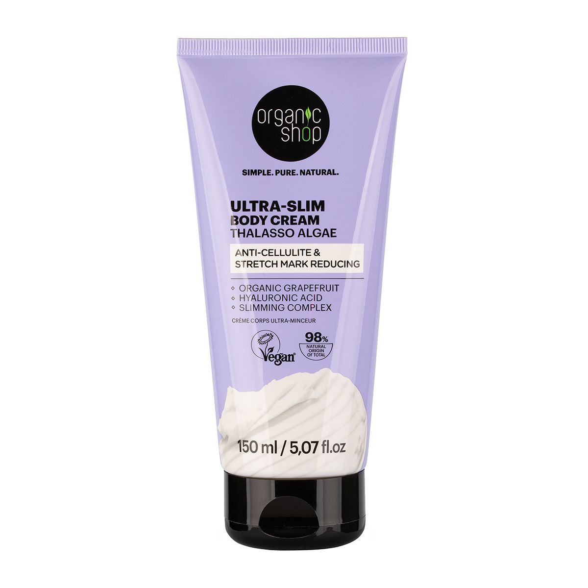 Organic Shop Thalasso Tělový krém s mořskými řasami 150 ml