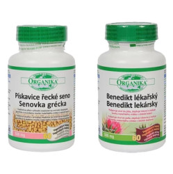 ORGANIKA Pískavice & Benedikt 500 mg + 500 mg .2 x 60 kapslí