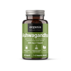 Organis Ashwagandha KSM-66® 300 mg 60 kapslí