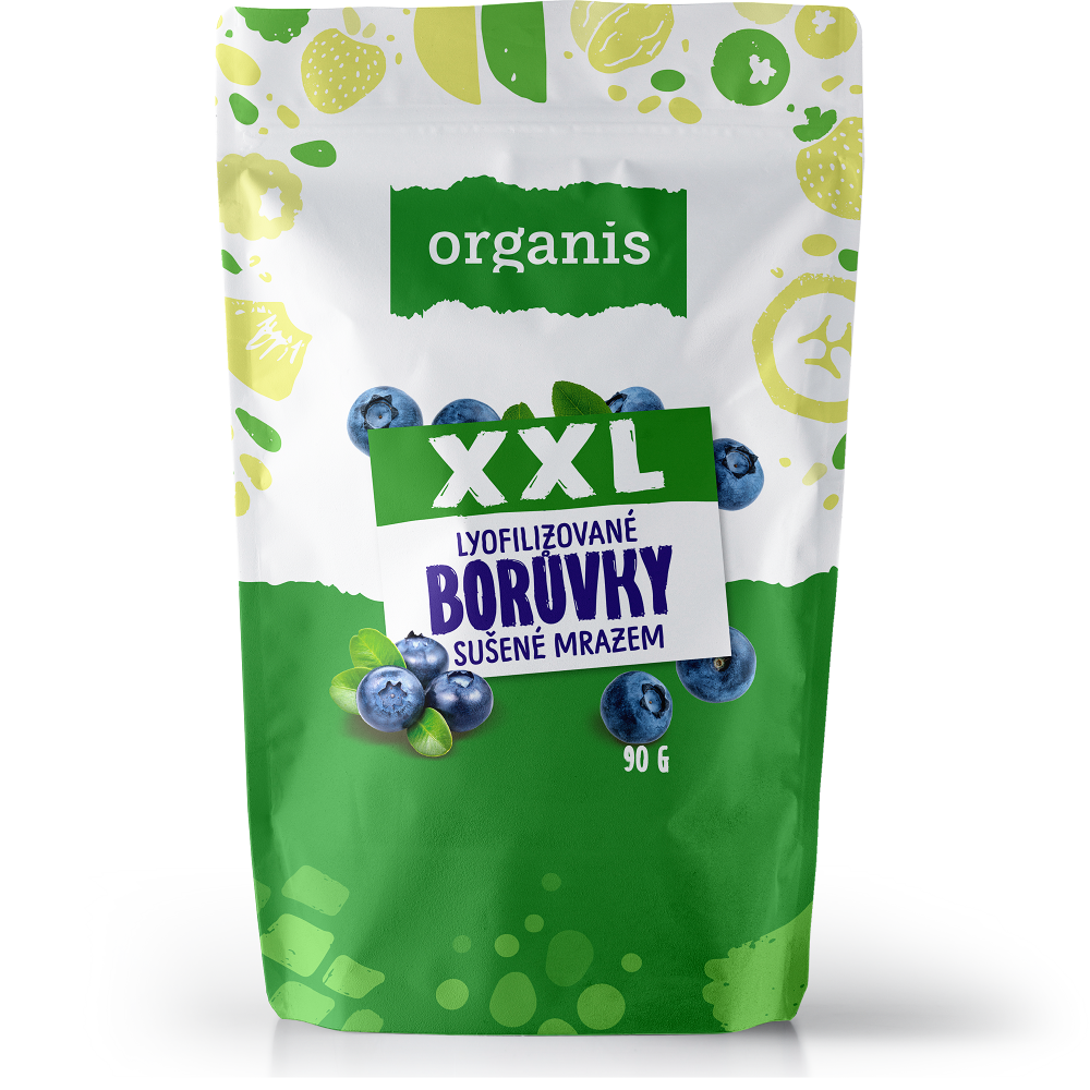 ORGANIS Borůvky sušené mrazem XXL 90 g