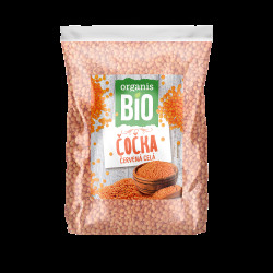 ORGANIS Červená čočka celá BIO 500 g